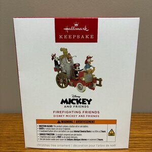Hallmark 2025 Mickey and Friends Firefighting Friends Christmas Ornament - New